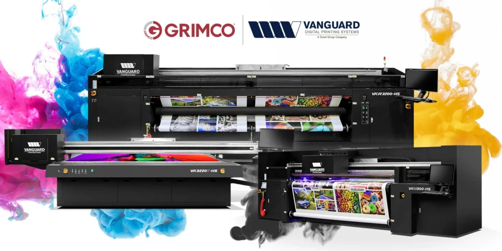 Grimco Announces New North American Partnership with Vanguard Digital Printing Systems